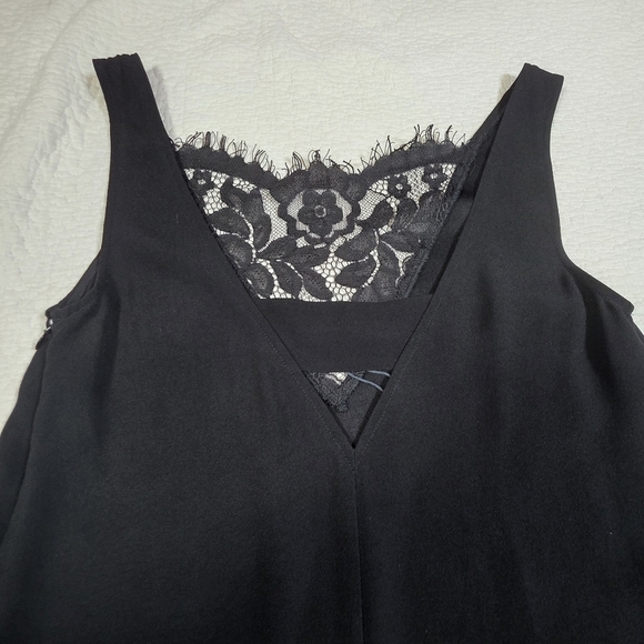 NWT Rebecca Minkoff Black Aurora Lace Shift Mini Dress - Picture 7 of 11